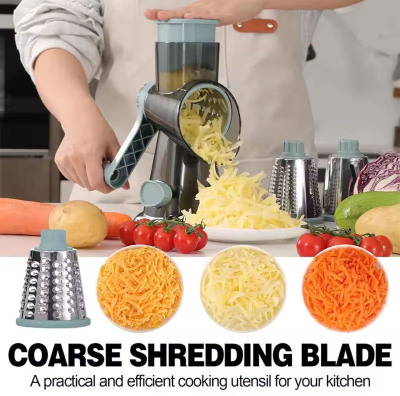 Rallador de queso giratorio Manual para cortador de verduras
