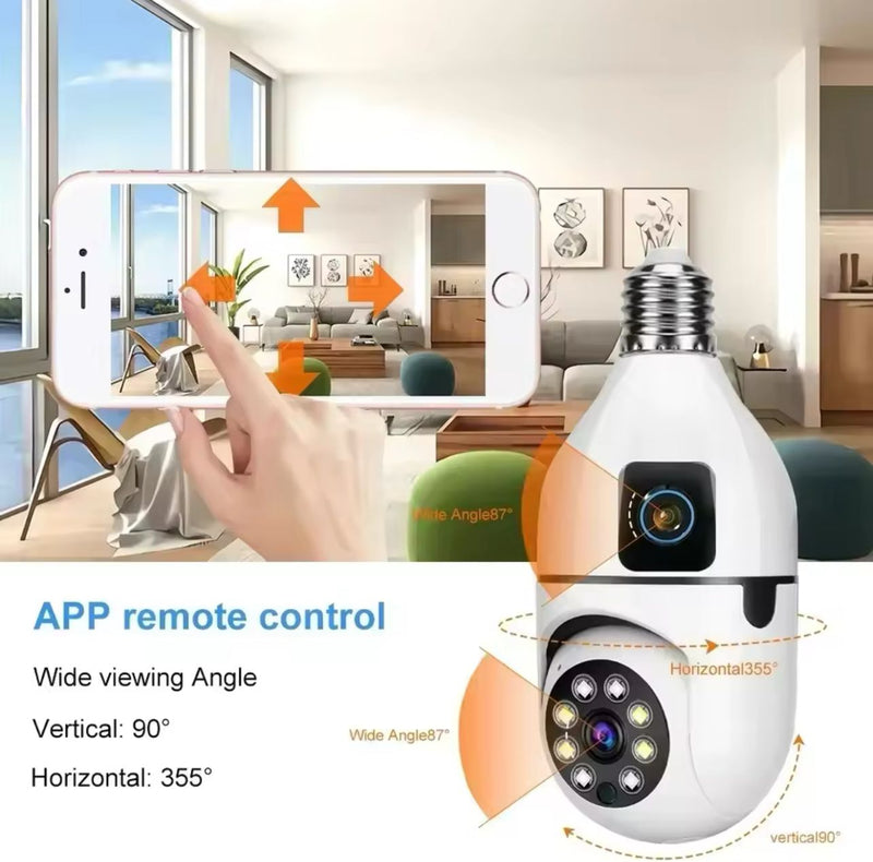 Camara Bombillo De Seguridad Ipc