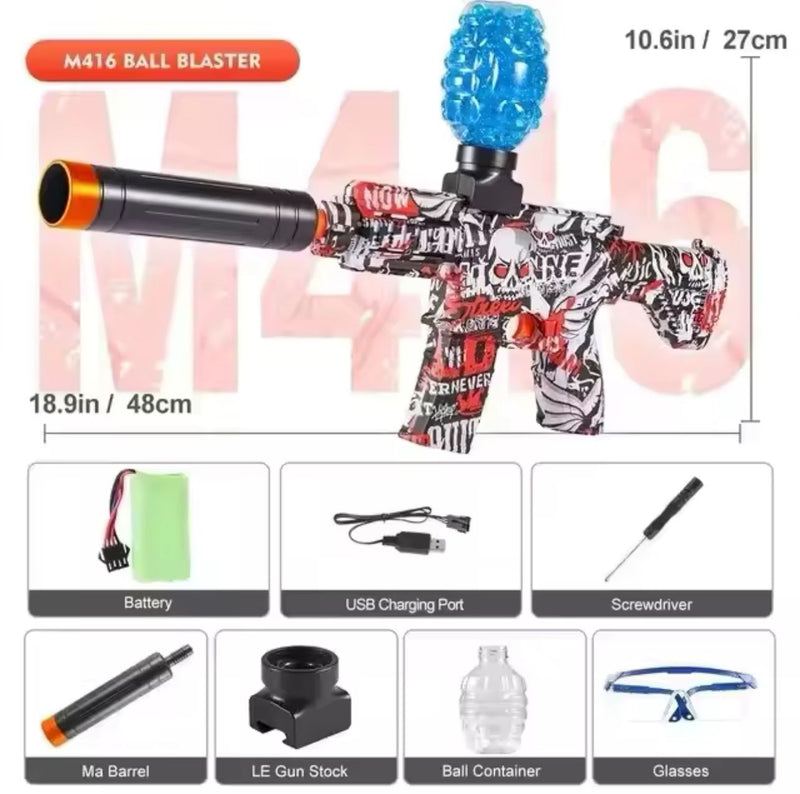 Pistola Mini M416 Bolas Hidrogel