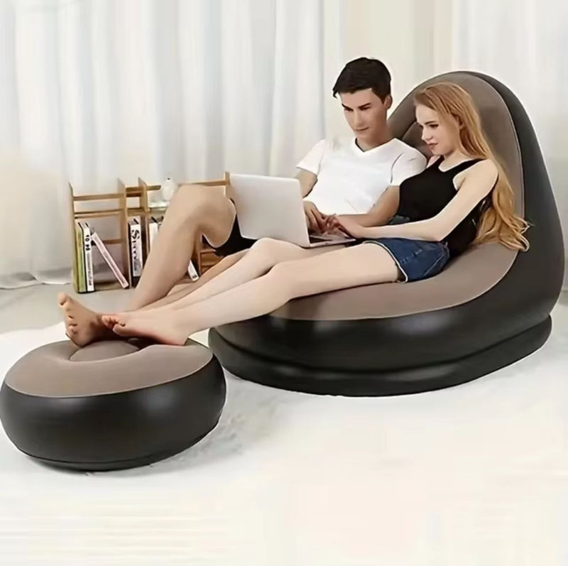 Sofá Inflable Silla  con respaldo