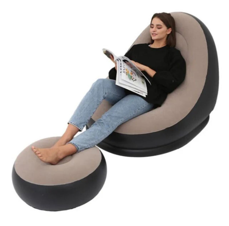 Sofá Inflable Silla  con respaldo